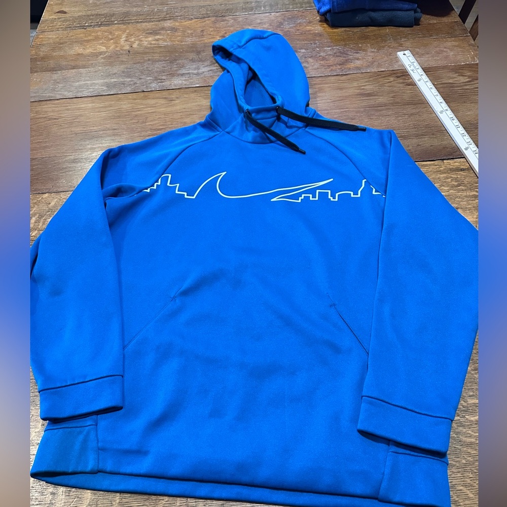 Nike dri fit women’s‎ sz medium hoodie blue